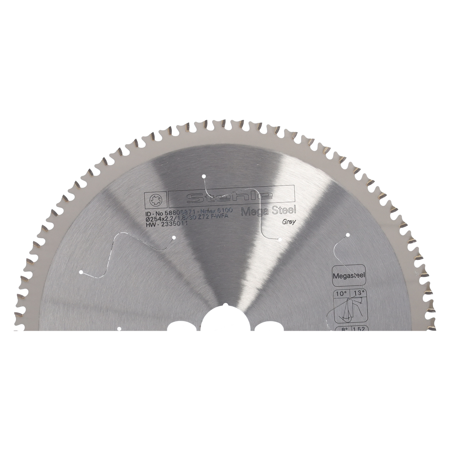 Stehle HW Mega Steel Kapp-Kreissägeblatt 254x2,2x30mm Z=72 F-WFA