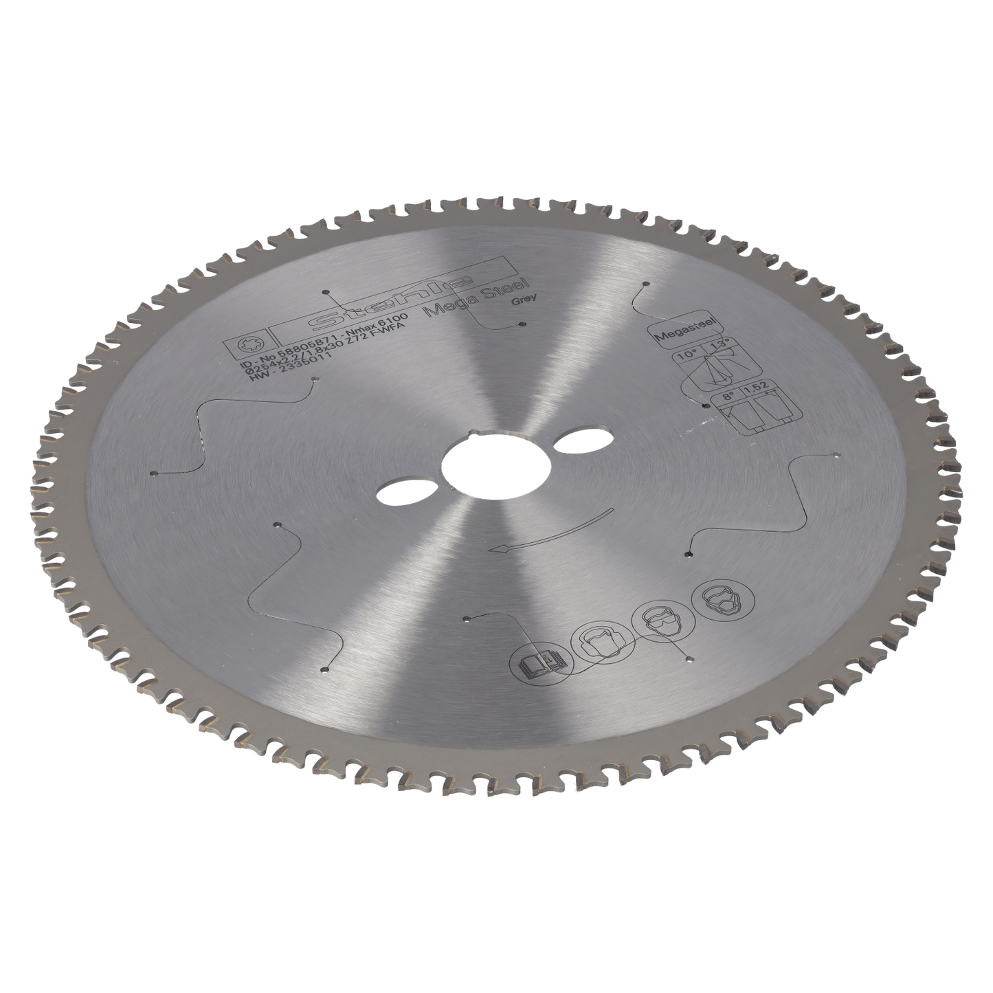 Stehle HW Mega Steel Kapp-Kreissägeblatt 254x2,2x30mm Z=72 F-WFA