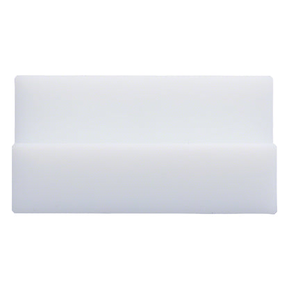 STUBAI Kunststoff-Falzstück PE für Gewerbe mit Handgriff, Prisma 25+35 mm, 130×95×50 mm, weiß – präzise & schonende Falzung beschichteter NE-Metalle, ergonomisch, robust, langlebig, kompakt, einfach.!