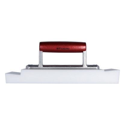 STUBAI Falzstück aus Kunststoff PE, weiß, mit Handgriff 290x140 mm – Perfekt für die präzise und schonende Bearbeitung von NE-Blechen, schützt die Oberfläche und sorgt für exakte, langlebige Ergebnisse