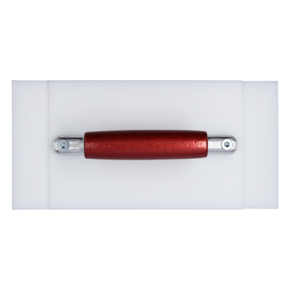 STUBAI Falzstück aus Kunststoff PE, weiß, mit Handgriff 290x140 mm – Perfekt für die präzise und schonende Bearbeitung von NE-Blechen, schützt die Oberfläche und sorgt für exakte, langlebige Ergebnisse
