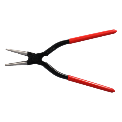 Spengler Rundzange 260 mm mit langen Spitzen | Induktiv gehärtet & durchgesteckt | Zahnung & 65 mm Einstecktiefe | Profi-Zange für Blechbearbeitung & Handwerk