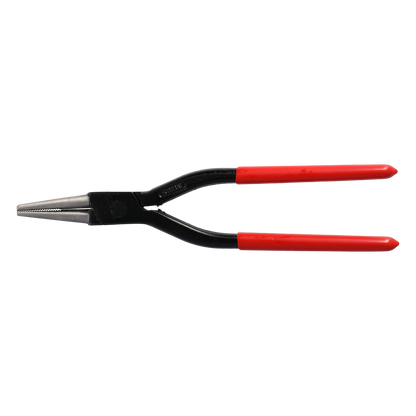 Spengler Rundzange 260 mm mit langen Spitzen | Induktiv gehärtet & durchgesteckt | Zahnung & 65 mm Einstecktiefe | Profi-Zange für Blechbearbeitung & Handwerk