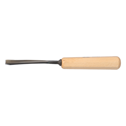 STUBAI Stemmeisen Stechbeitel Serie 52 - Form 5 | Gerades Hohleisen - 35 mm, mit Holzgriff, zum Vorstechen, für Anschlagarbeiten, Schrupparbeiten, Rosetten, zur Bearbeitung von Holz