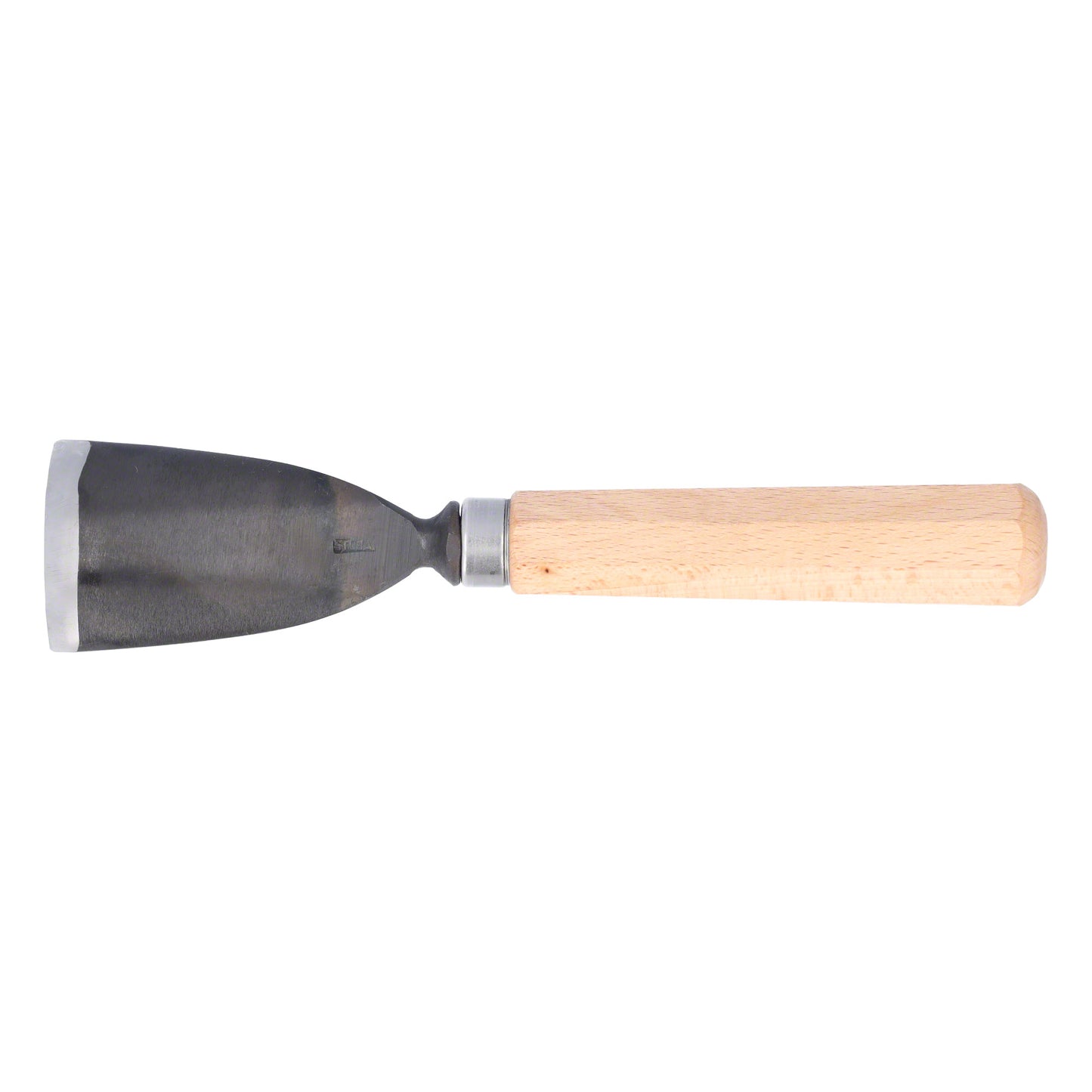 STUBAI Stemmeisen Stechbeitel Serie 52 - Form 68 | Schweizer Messer Form G 50 mm, mit Holzgriff, zum Vorstechen, Kerb- und Reliefschnitz, für glatte Flächen, zur präzisen Bearbeitung von Holz