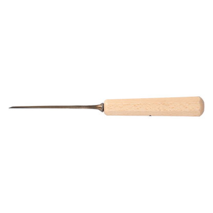 STUBAI Stemmeisen Stechbeitel Serie 52 - Form 71 | einseitig geschliffen 10 mm, mit Holzgriff, für glatte Flächen, zum Vorstechen, Kerb- und Reliefschnitzarbeiten, zur präzisen Bearbeitung von Holz