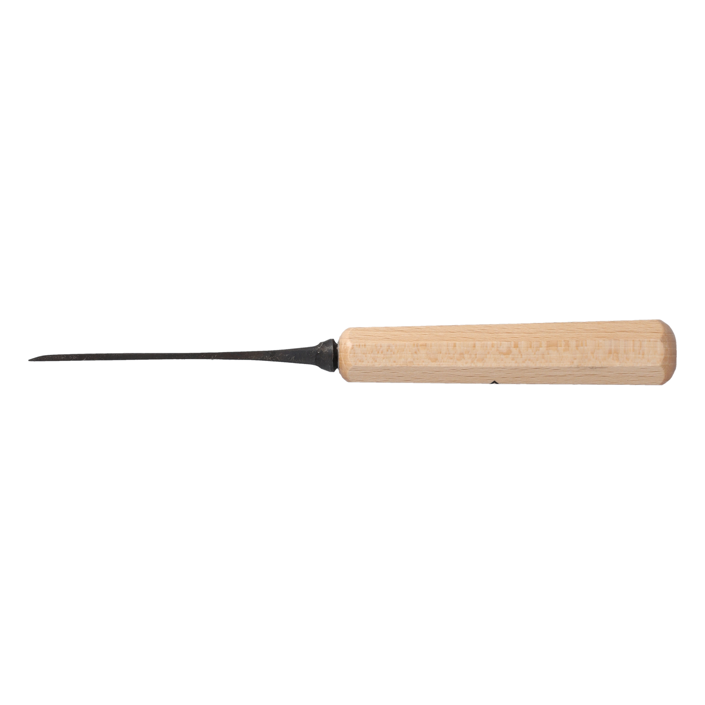 STUBAI Stemmeisen Stechbeitel Serie 52 - Form 71 | einseitig geschliffen 16 mm, mit Holzgriff, für glatte Flächen, zum Vorstechen, Kerb- und Reliefschnitzarbeiten, zur präzisen Bearbeitung von Holz