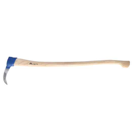 STUBAI Sappie Tiroler Form mit Zahnung | 1200 g Kopfgewicht | Eschenholzstiel | gesenkgeschmiedet, Spitze gehärtet, geschliffen & poliert | ideal zum Ziehen & Bewegen von Holz