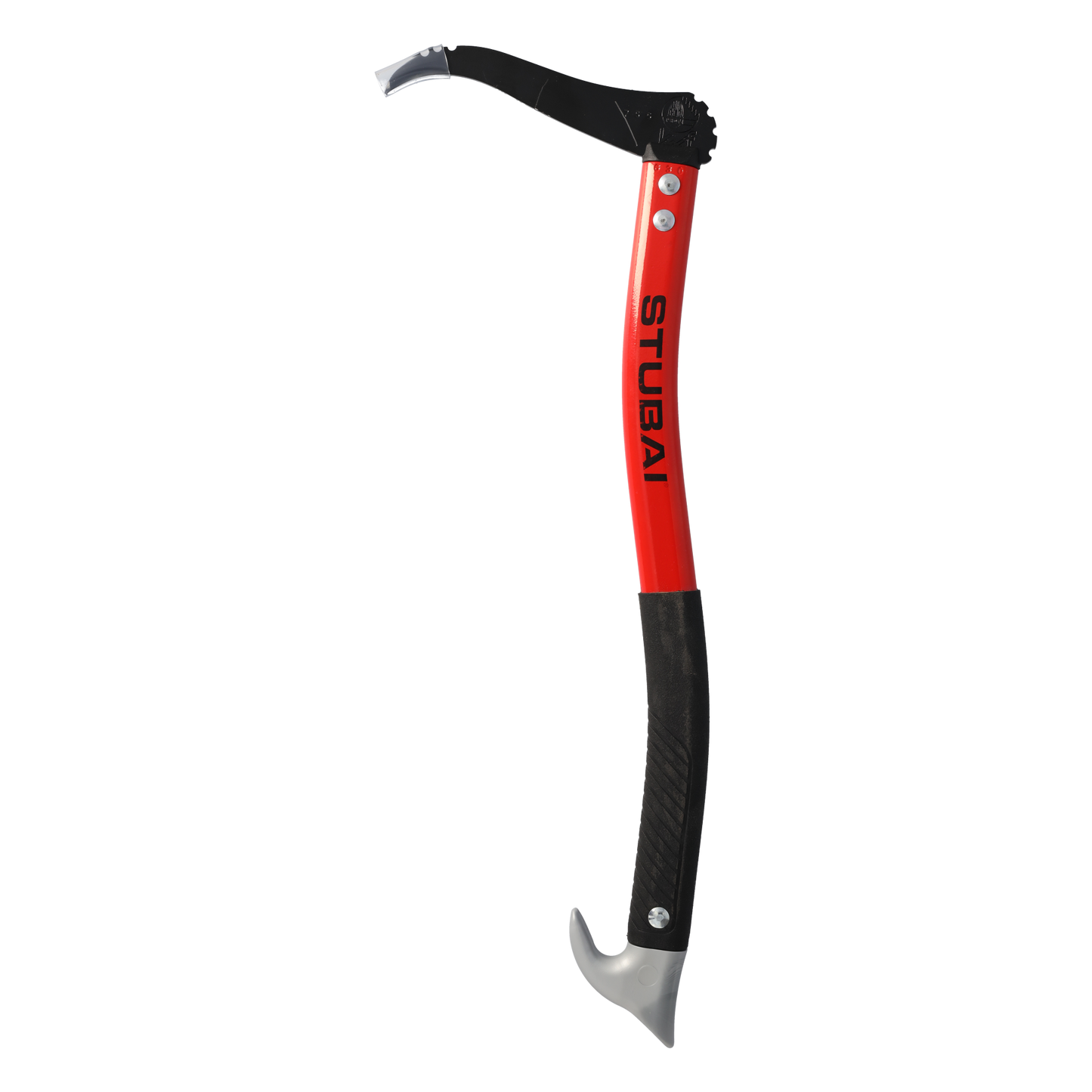 STUBAI HANDSAPPIE mit ergonomisch geschweiftem Alustiel 300 mm – KWF zertifiziert, Astschlepper – leicht, bruchsicher & rutschfest – zum Aufnehmen, Bewegen und Transportieren von Holzstücken