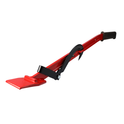 STUBAI Fällheber mit Wendehaken 80 cm Länge, geschmiedet aus Spezialstahl, ergonomischer Korkgriff, Forstwerkzeug zum Drehen & Fällen von Bäumen, FPA-zertifiziert, rot, rückenschonend, 80 cm Länge