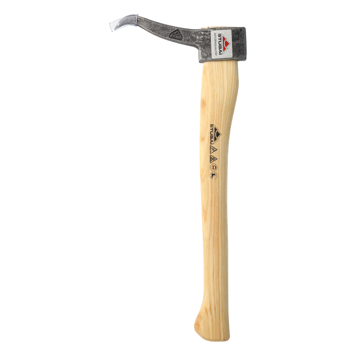 STUBAI Handsappie Nature | 450 mm, 760 g Kopfgewicht | Sappel mit Stiel aus hochwertigem Eschenholz | Wendehaken gesenkgeschmiedet | zum Aufnehmen und Transportieren von Holzstücken