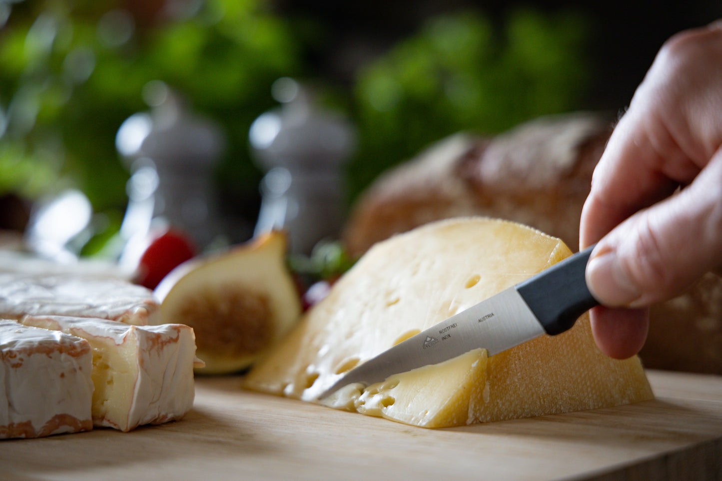 STUBAI hochwertiges Gemüsemesser | 90 mm | Küchenmesser Lady Line aus Edelstahl für müheloses Schneiden von Gemüse, Obst & Lebensmitteln, rostfrei, spülmaschinenfest, für Küche, Gastronomie