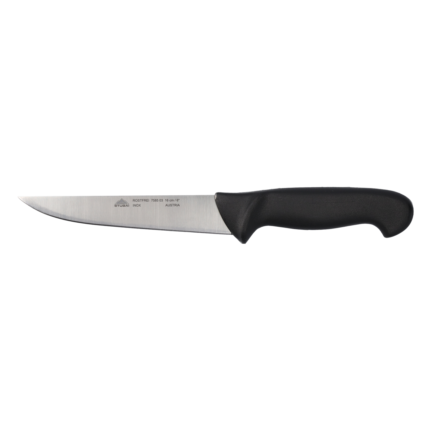 STUBAI Stechmesser | 160 mm | scharfes Küchenmesser aus Edelstahl, rostfrei, spülmaschinenfest