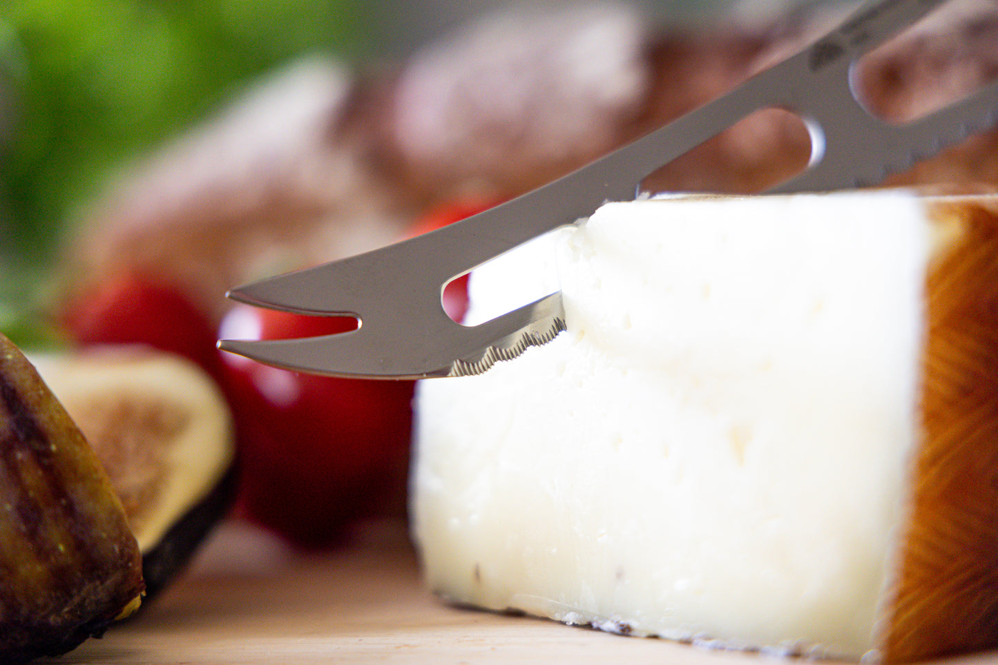 STUBAI hochwertiges Käsemesser | 155 mm | Küchenmesser aus Edelstahl für Schneiden von Käse & anderen Lebensmitteln, rostfrei, spülmaschinenfest, für Küche, Gastronomie