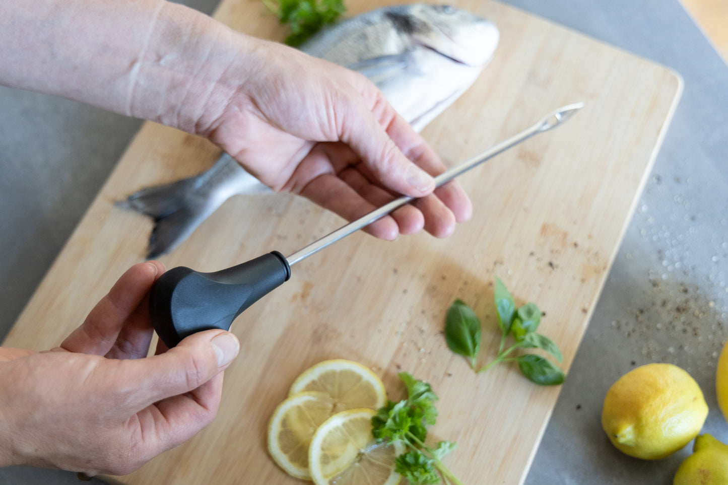 STUBAI Trischl-Fleischahle | 305 mm | hochwertige Ahle für Fleisch, auch bekannt als Fleischahle oder Fleischstecher | perfektes Küchenzubehör für Braten