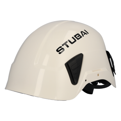 STUBAI Industrieschutzhelm PETASUS | Weiß, 560 g | Kopfschutzhelm EN 397 zum Schutz des Kopfes vor Stößen und Kopfverletzungen in der Bauindustrie, Forstwirtschaft, Fabriken