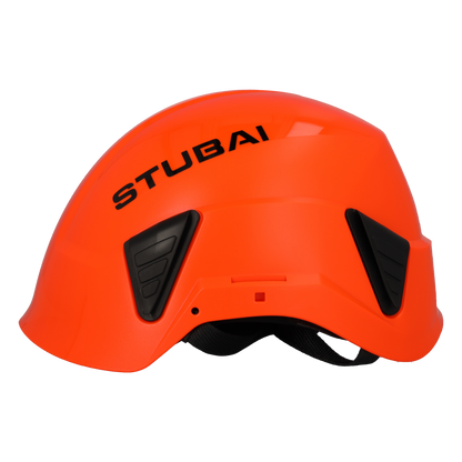 STUBAI Industrieschutzhelm PETASUS | Orange, 560 g | Kopfschutzhelm EN 397 zum Schutz des Kopfes vor Stößen und Kopfverletzungen in der Bauindustrie, Forstwirtschaft, Fabriken