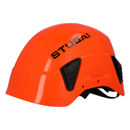 STUBAI Industrieschutzhelm PETASUS | Orange, 560 g | Kopfschutzhelm EN 397 zum Schutz des Kopfes vor Stößen und Kopfverletzungen in der Bauindustrie, Forstwirtschaft, Fabriken