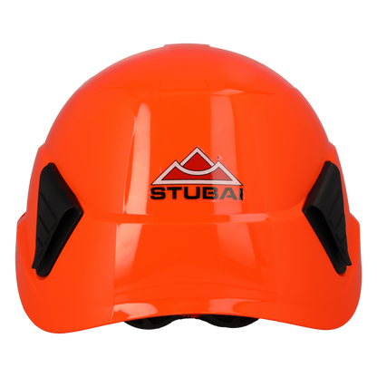 STUBAI Industrieschutzhelm PETASUS | Orange, 560 g | Kopfschutzhelm EN 397 zum Schutz des Kopfes vor Stößen und Kopfverletzungen in der Bauindustrie, Forstwirtschaft, Fabriken