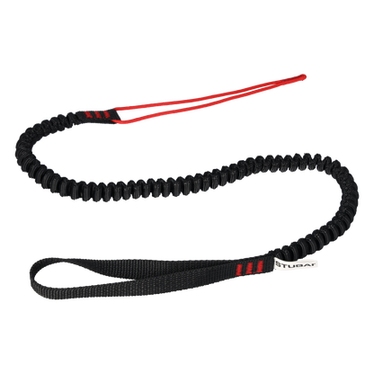 STUBAI LEASH Handschlaufe für Eispickel | schwarz, 70 cm bis 120 cm | als Absturzsicherung für Klemmkeilentferner und andere Werkzeuge | für Eisklettern, Bergsteigen, Sportklettern, Outdoor-Aktivitäten