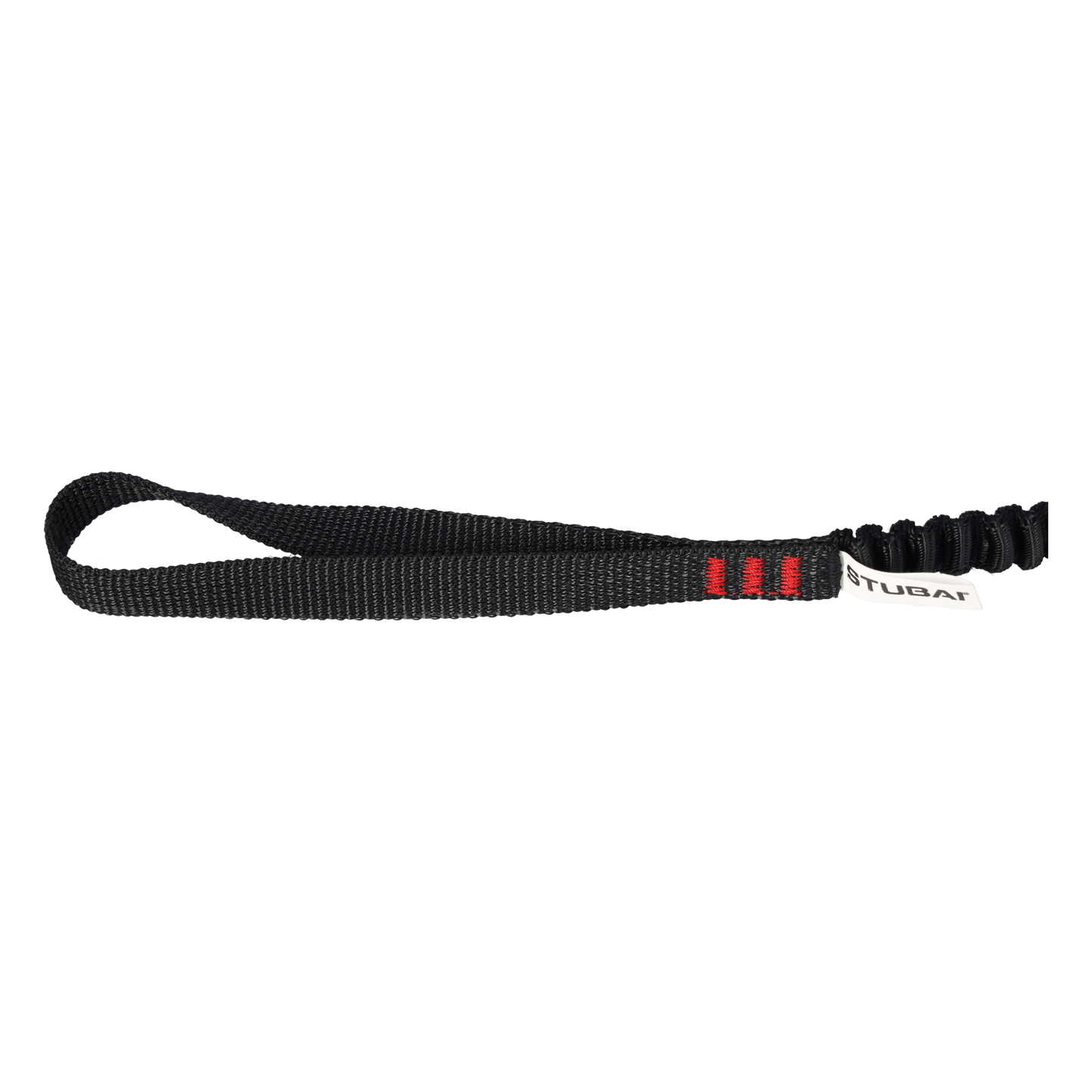 STUBAI LEASH Handschlaufe für Eispickel | schwarz, 70 cm bis 120 cm | als Absturzsicherung für Klemmkeilentferner und andere Werkzeuge | für Eisklettern, Bergsteigen, Sportklettern, Outdoor-Aktivitäten