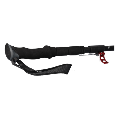 STUBAI Faltbarer Tourenstock Crimp Tour | 111 cm bis 128 cm |  Faltstöcke für Wanderung, steinige Wegen, Schneefelder, Outdooraktivitäten