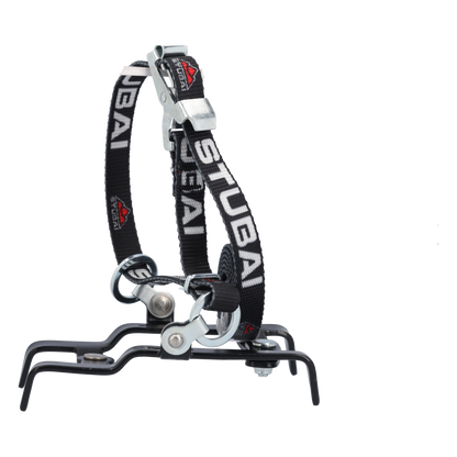 STUBAI Fußeisen Antislip | 4-zack mit Riemenbindung, 280 g | Rutschsicherung für Schuhe, für Outdoor- und Bergsportaktivitäten, Gletscherklettern, Hochgebirgstouren