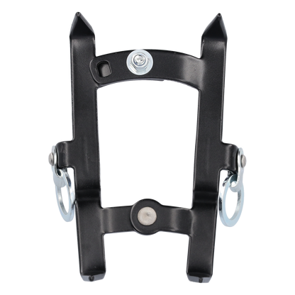 STUBAI Fußeisen Antislip | 4-zack mit Riemenbindung, 280 g | Rutschsicherung für Schuhe, für Outdoor- und Bergsportaktivitäten, Gletscherklettern, Hochgebirgstouren