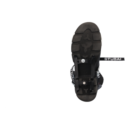 STUBAI Fußeisen Antislip | 4-zack mit Riemenbindung, 280 g | Rutschsicherung für Schuhe, für Outdoor- und Bergsportaktivitäten, Gletscherklettern, Hochgebirgstouren