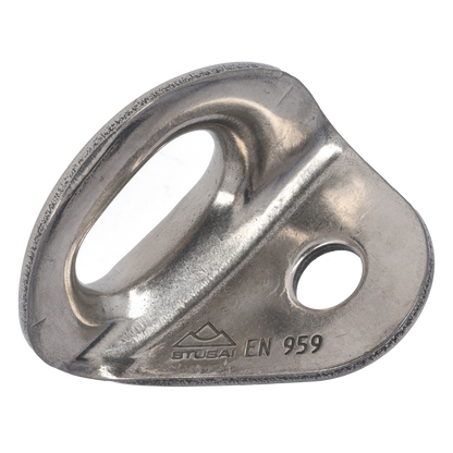 STUBAI Bohrhakenlasche Protect | 12 mm | als Zwischenanker beim Abseilen, für Sportklettern, Alpinklettern