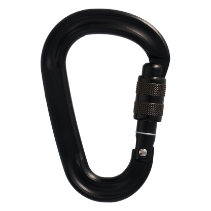 HMS Pico Easylock Karabiner schwarz | 97 × 65 mm | EN 12275, EN 362, UIAA 121 zertifiziert | 21 kN längs, 7 kN offen, 8 kN quer | 20 mm Schnapperöffnung | 60 g leicht | Bergsport & Sicherung