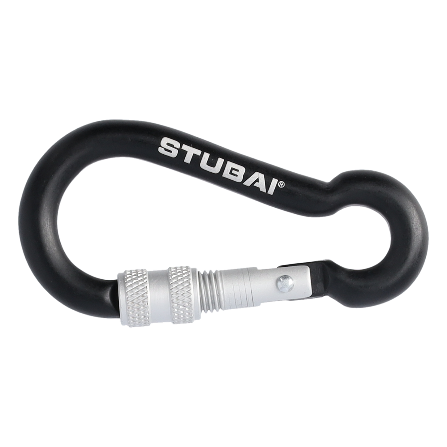 STUBAI Dwarf Fangkarabiner schwarz