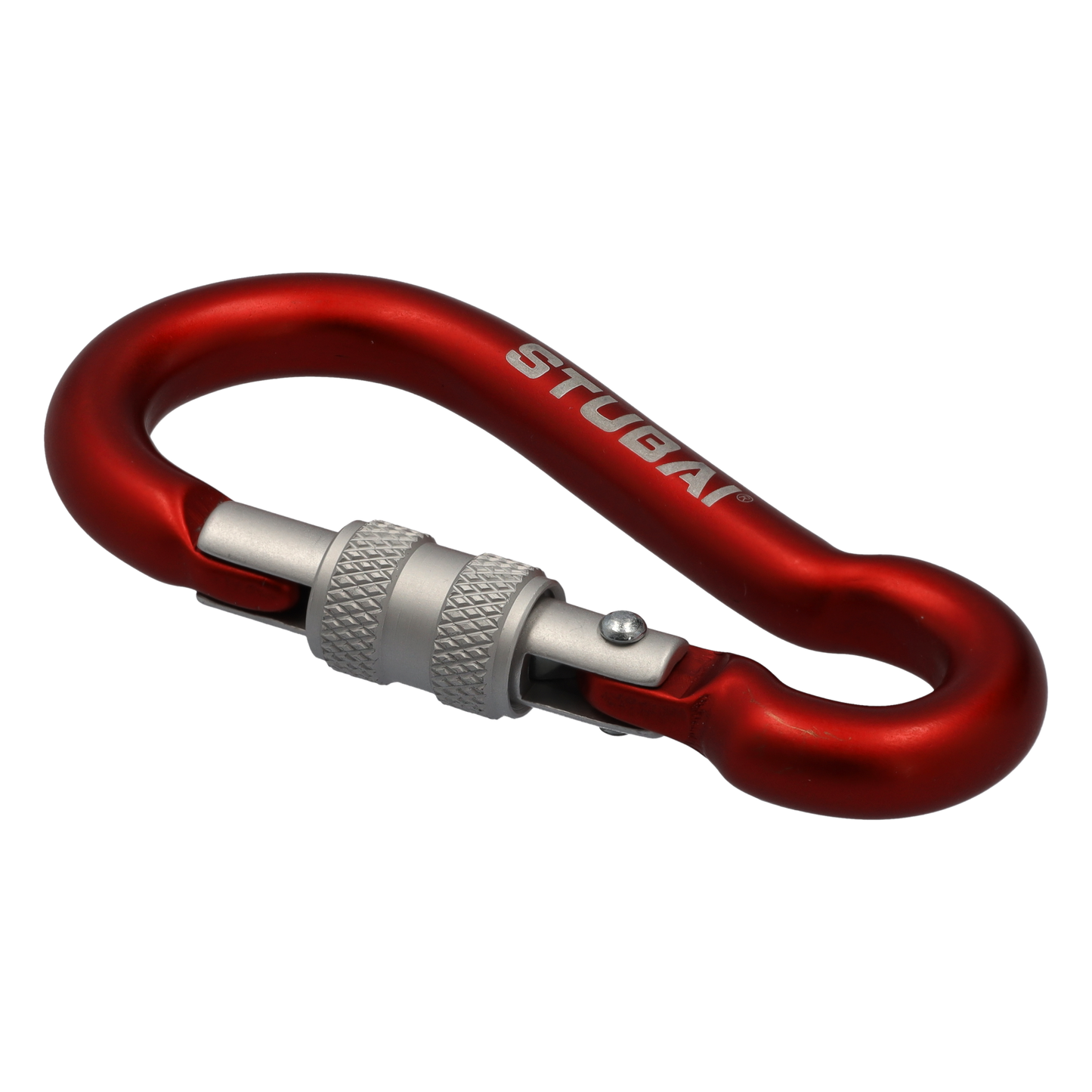 STUBAI Dwarf Fangkarabiner rot