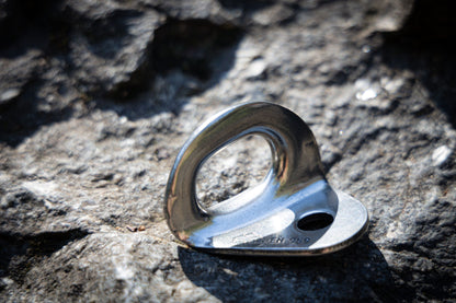 STUBAI Bohrhakenlasche Protect | 12 mm | als Zwischenanker beim Abseilen, für Sportklettern, Alpinklettern