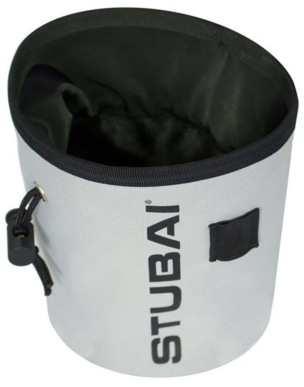 STUBAI Chalk-Bag |  grau | Chalkbag zum Klettern und Bouldern, Magnesium-Beutel, Kalk-Tasche, Kreidebeutel, Magnesiabeutel