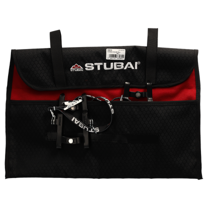 STUBAI GEARBAG VELCRO Allzwecktasche – robuste Aufbewahrungstasche für Steigeisen, Eisschrauben & Ersatzhauen – mit Klettverschluss, feuchtigkeitsabweisend, flexibel & leicht