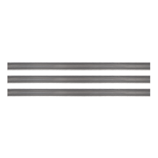 Tersa Hobelmesser | 630x10x2,3mm | 3 Stück | T10MG | für Hartholz und Weichholz gut geeignet | Systemhobelmesser passend für Tersa-Spannsysteme