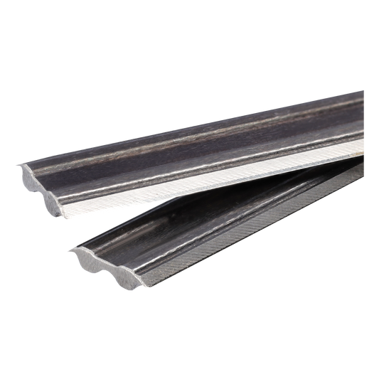 Tersa Hobelmesser | 650x10x2,3mm | 4 Stück | HSS M42 | für Hartholz und Weichholz gut geeignet | Systemhobelmesser passend für Tersa-Spannsysteme