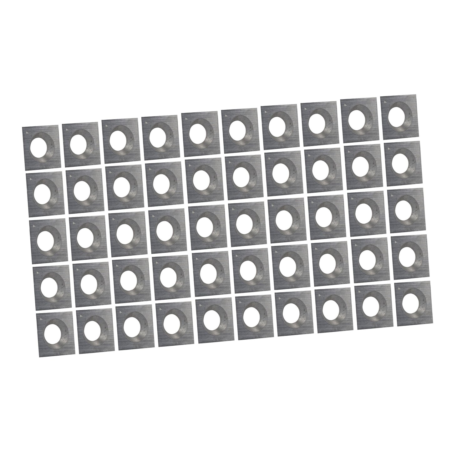 Quadratische Wendeplatte | 14 x 14 x 2 mm 30° | 50 Stück | Wendemesser für Vorschneider, Lackfräser, Nutfräser T08MF , für Lackfräse LF 724 S (631720000)