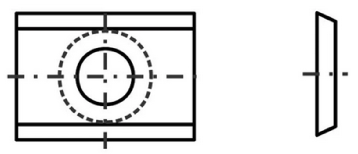 Spezial-Wendeplatte 26 20x14,3x2,5mm T04F 10 Stück