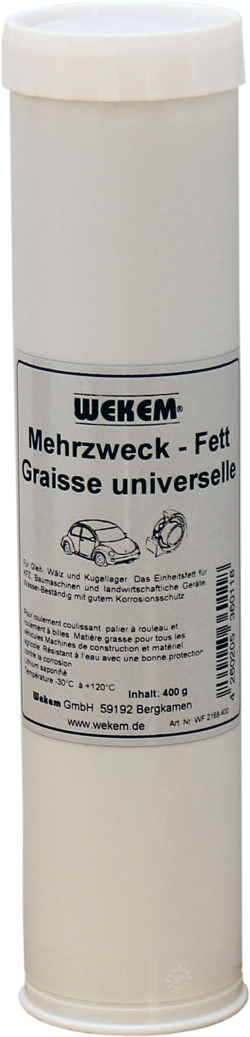 WEKEM WF 2168 Mehrzweckfett 400g Kartusche
