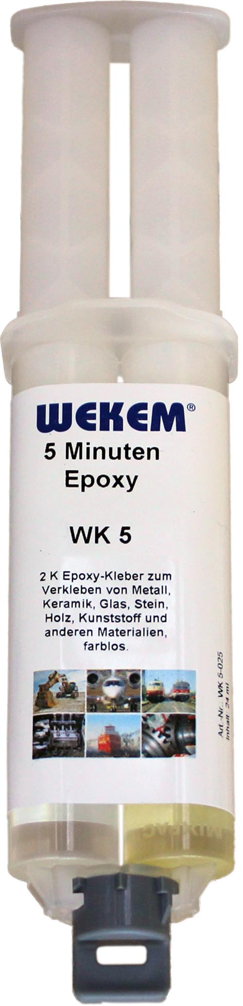 WEKEM WK 5 5-Minuten Epoxy, 25 ml Doppelspritze