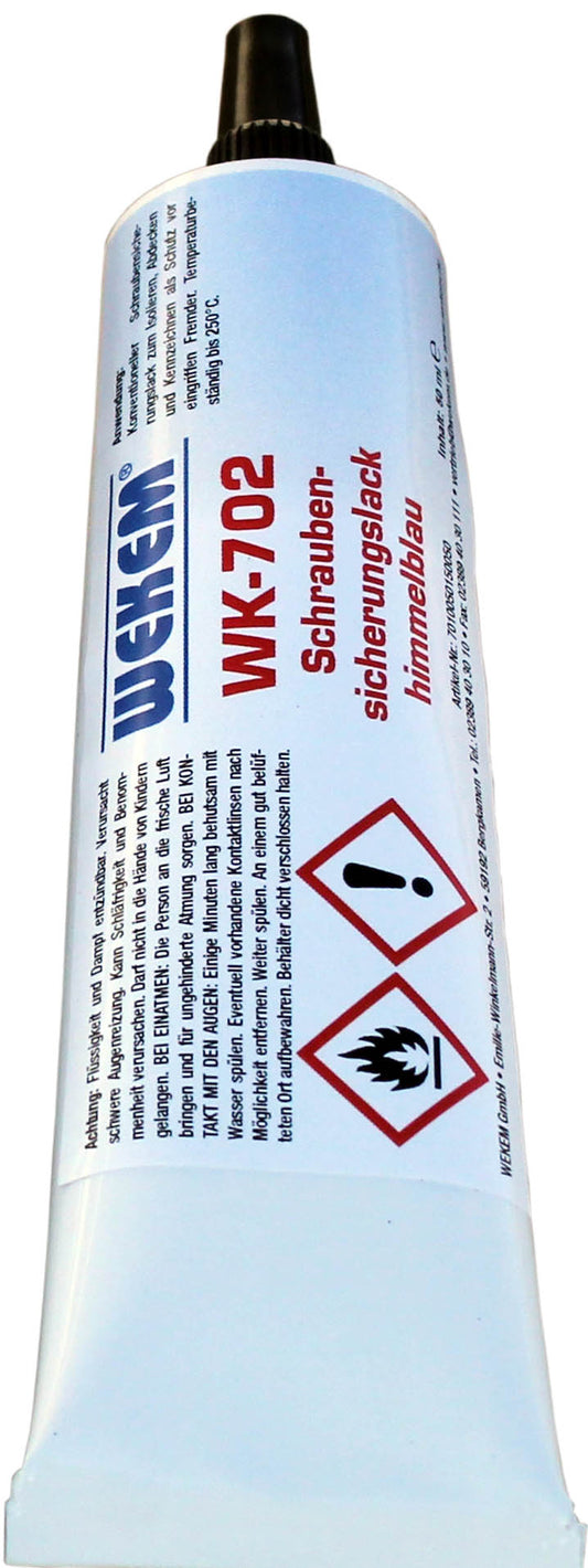 WEKEM WK 702 Schraubensicherungslack blau 1018 50 ml
