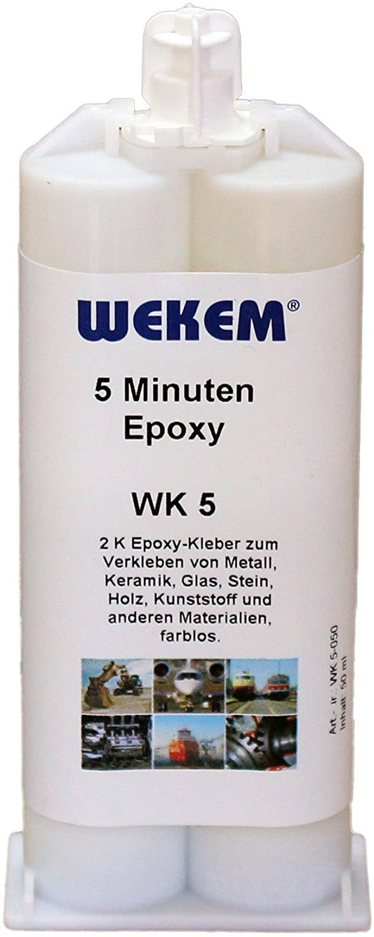 WEKEM WK 5 5-Minuten Epoxy, 50 ml Doppelspritze
