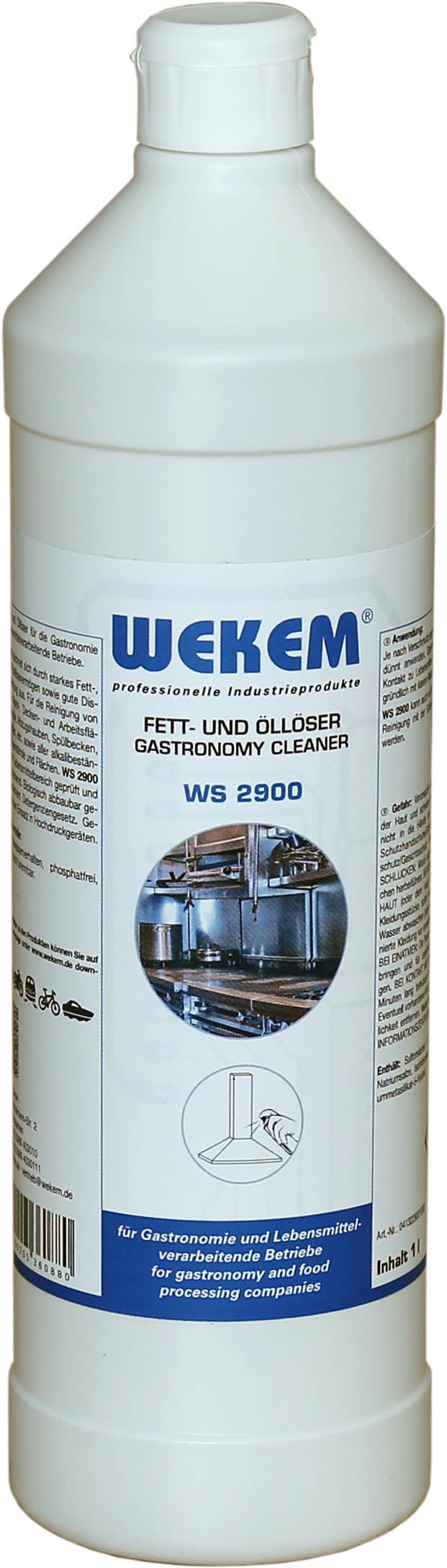 WEKEM WS 2900 Fett- und Oelentferner 1 Liter Flasche