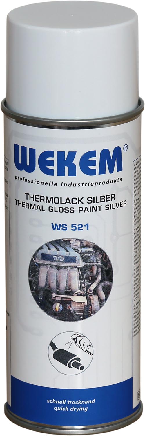 WEKEM WS 521 Thermolack silber 400 ml