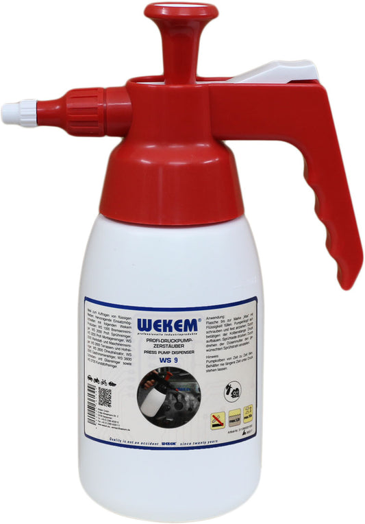 WEKEM WS 9 Profi-Druckpumpzerstäuber 1 Liter mit NBR Dichtung
