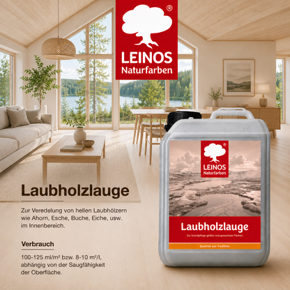 LEINOS 926 Laubholzlauge 2,50 l Weiß