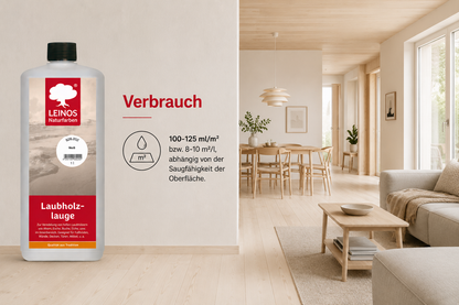 LEINOS 926 Laubholzlauge 1,00 l Weiß