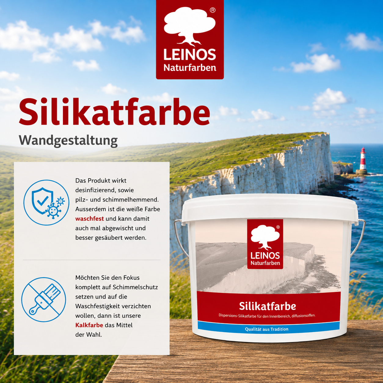 LEINOS 690 Silikatfarbe 10,00 l